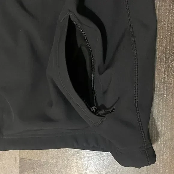 LL Bean Men's Windproof Performance Jacket Softshell Fleece Lined Coat XL Black